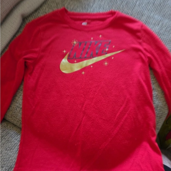 Nike Other - Nike Kids Red and Gold Long Sleeve Tee